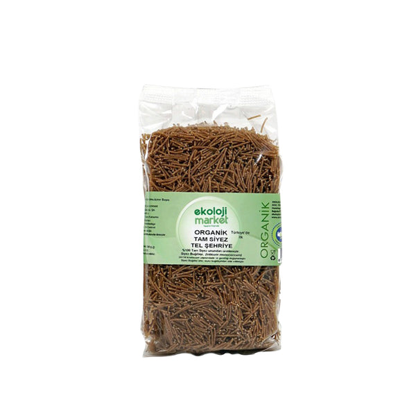 Organik Tam Siyez Tel Şehriye 250 Gr.