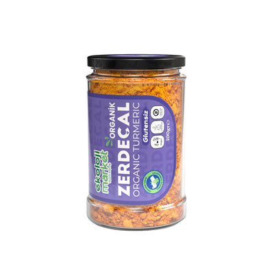 Organik Glutensiz Kavanoz Zerdeçal 100 Gr.