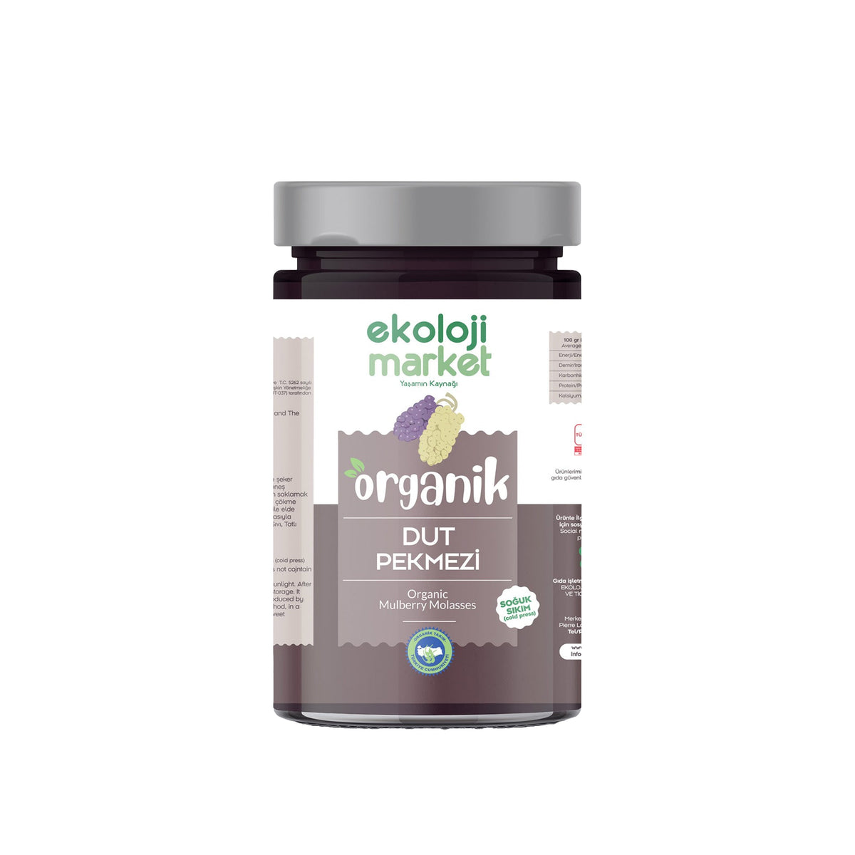 Organik Cold Press Dut Pekmezi 380 Gr.