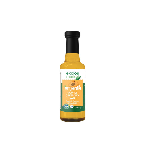 Organik Kayısı Çekirdeği Yağı Soğuk Sıkım 100 ml