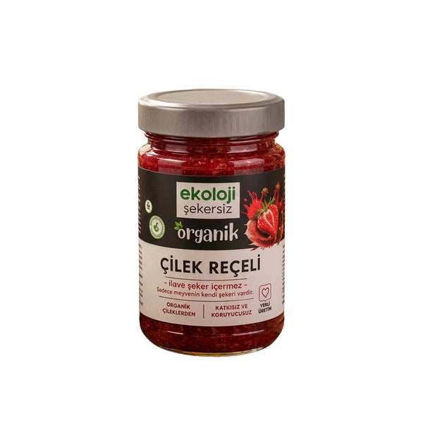 Organik Çilek Reçeli 380 Gr.