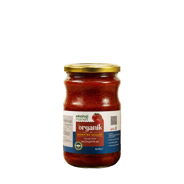 Organik Domates Salçası Tuzsuz 650 Gr.