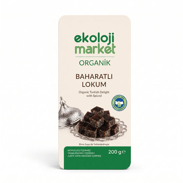Organik Baharatlı Lokum 200 Gr