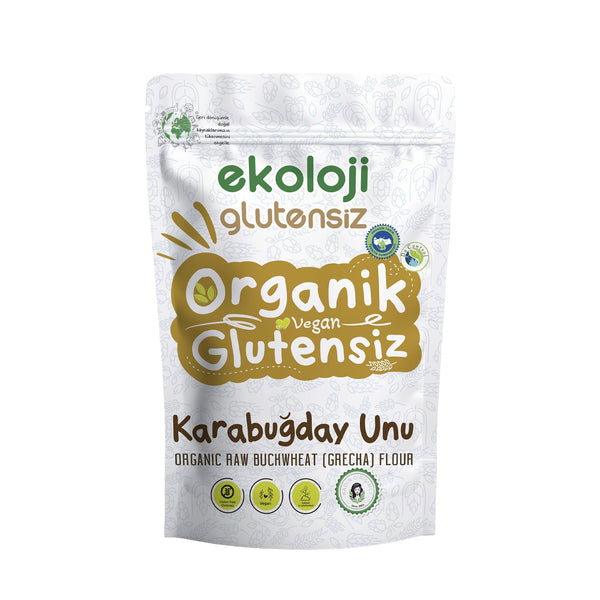 Organik Glutensiz Çiğ Karabuğday Unu 500 Gr.