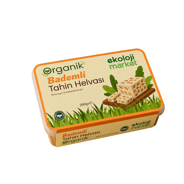 Organik Tahin Helvası Bademli 200 Gr.