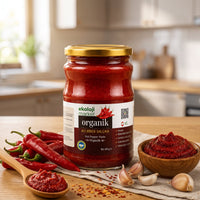 Organik Acı Biber Salçası 650 Gr.