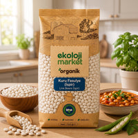 Organik Kuru Fasulye Şeker İspir 750 Gr.
