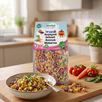 Junior Organik Ruşeymli Sebzeli Boncuk Makarna 250 Gr.