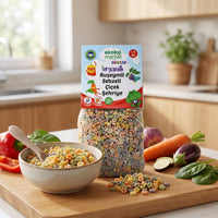 Junior Organik Ruşeymli Sebzeli Çiçek Şehriye 250 Gr.
