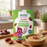 Junior Organik Glutensiz Muhallebi Hurmalı 100 Gr.