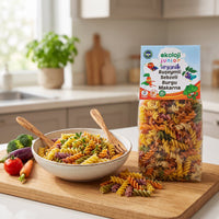 Junior Organik Ruşeymli Sebzeli Burgu Makarna 250 Gr.