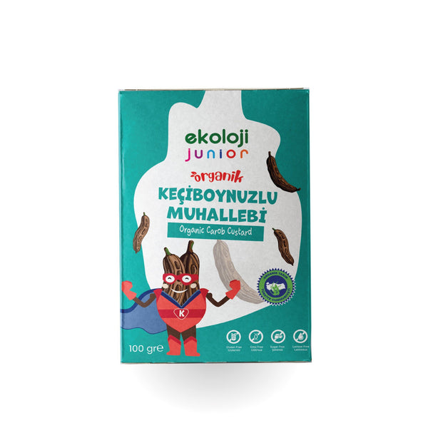 Junior Organik Glutensiz Muhallebi Keçiboynuzlu 100 Gr.