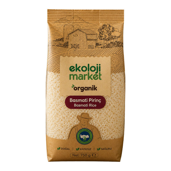 Organik Glutensiz Basmati Pirinç 750 Gr.