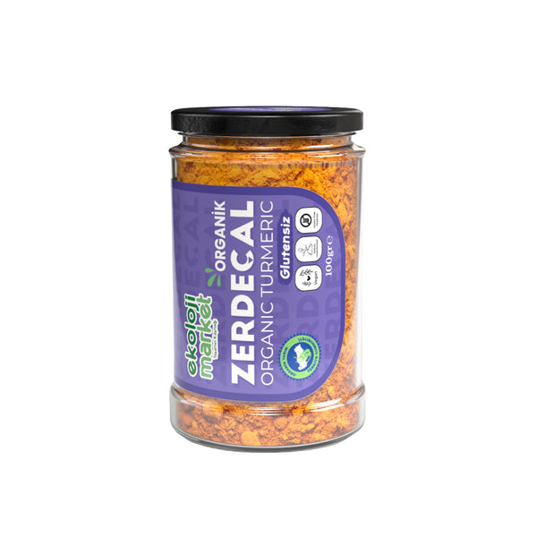 Organik Kavanoz Zerdeçal 100 Gr.