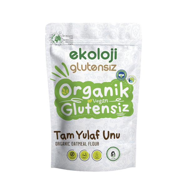 Organik Glutensiz Tam Yulaf Unu 500 Gr.