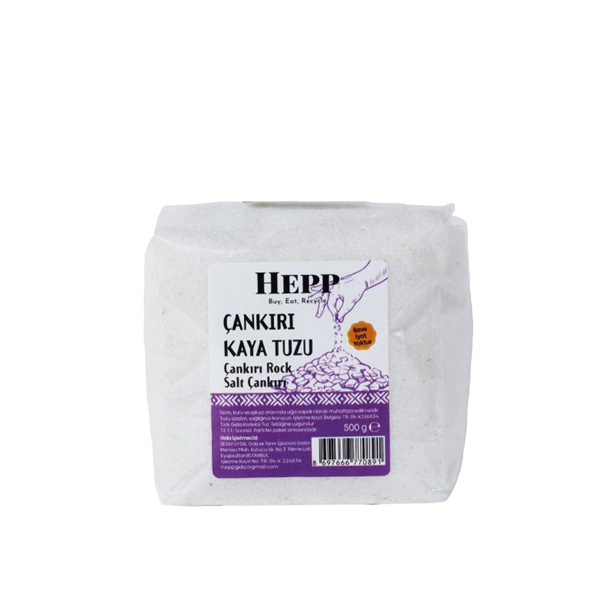 Çankırı Kaya Tuzu 500 Gr.