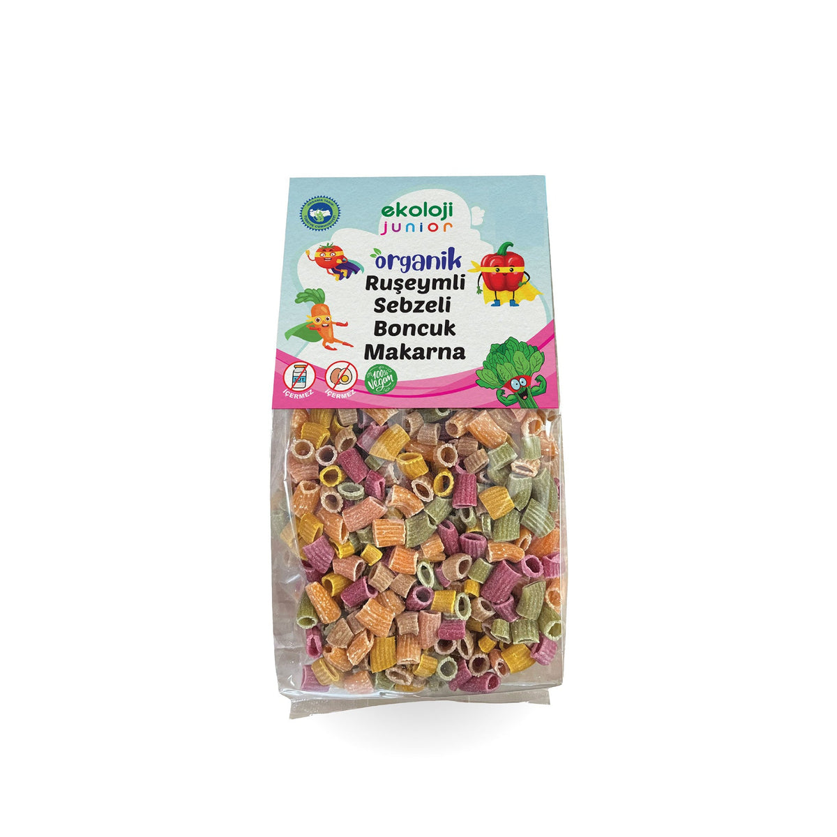 Junior Organik Ruşeymli Sebzeli Boncuk Makarna 250 Gr.