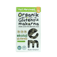 Organik Glutensiz Makarna Yeşil Mercimekli Burgu 200 Gr.
