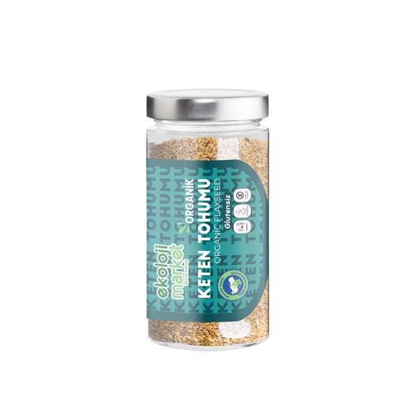 Organik Kavanoz Keten Tohumu 300 Gr.