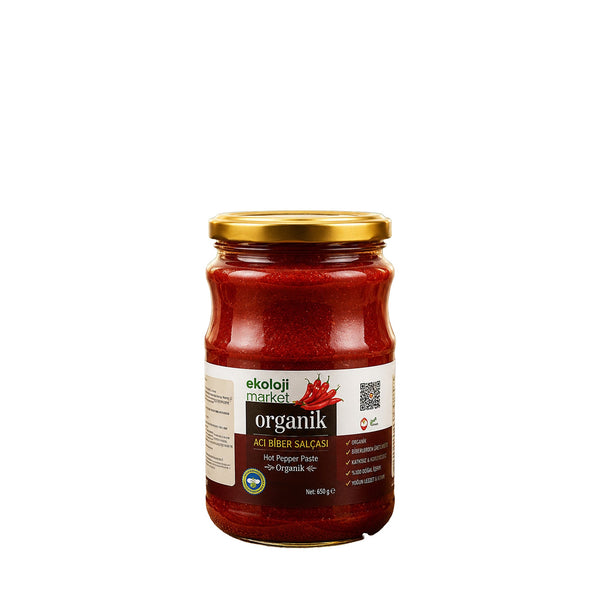 Organik Acı Biber Salçası 650 Gr.