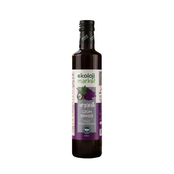 Organik Doğal Fermentasyon Üzüm Sirkesi  500 Ml