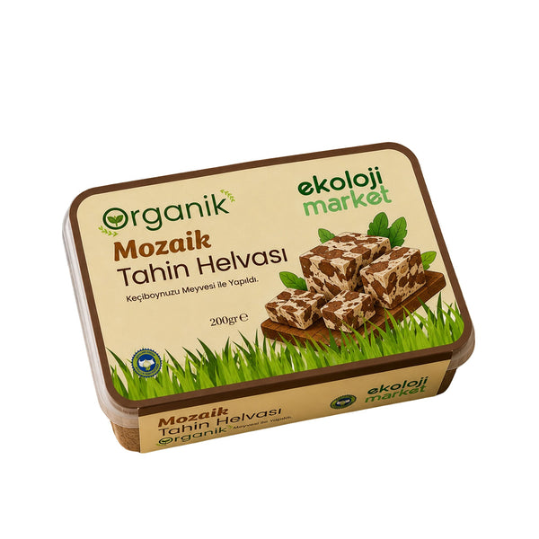 Organik Tahin Helvası Mozaik 200 gr