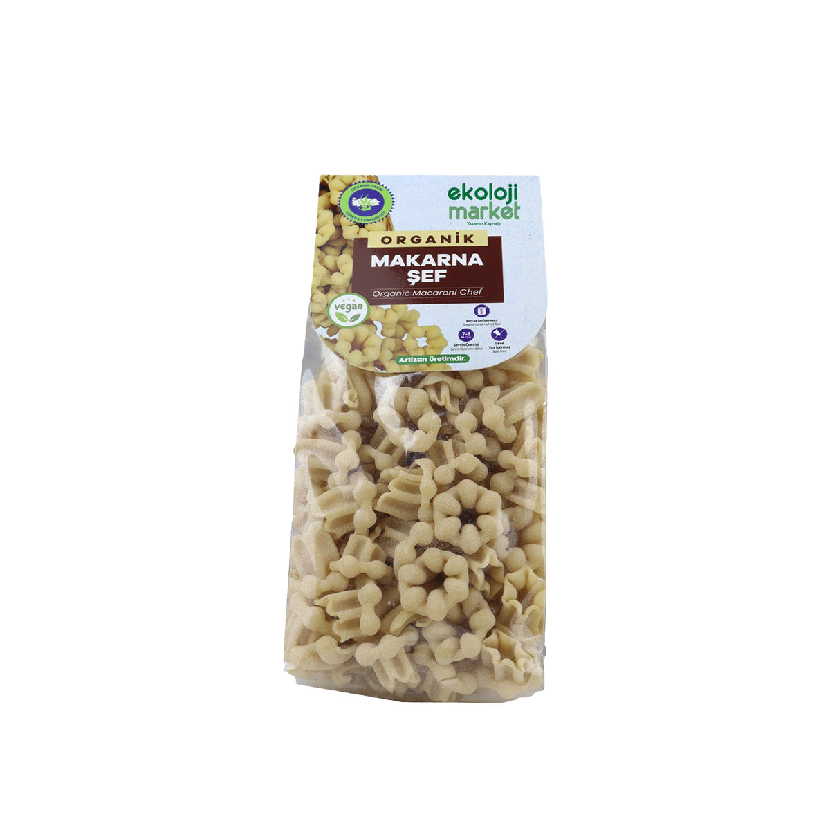 Organik Sade Şef Makarna 300 Gr.
