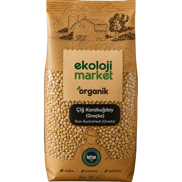 Organik Glutensiz Ham Karabuğday (Greçka) 750 Gr.