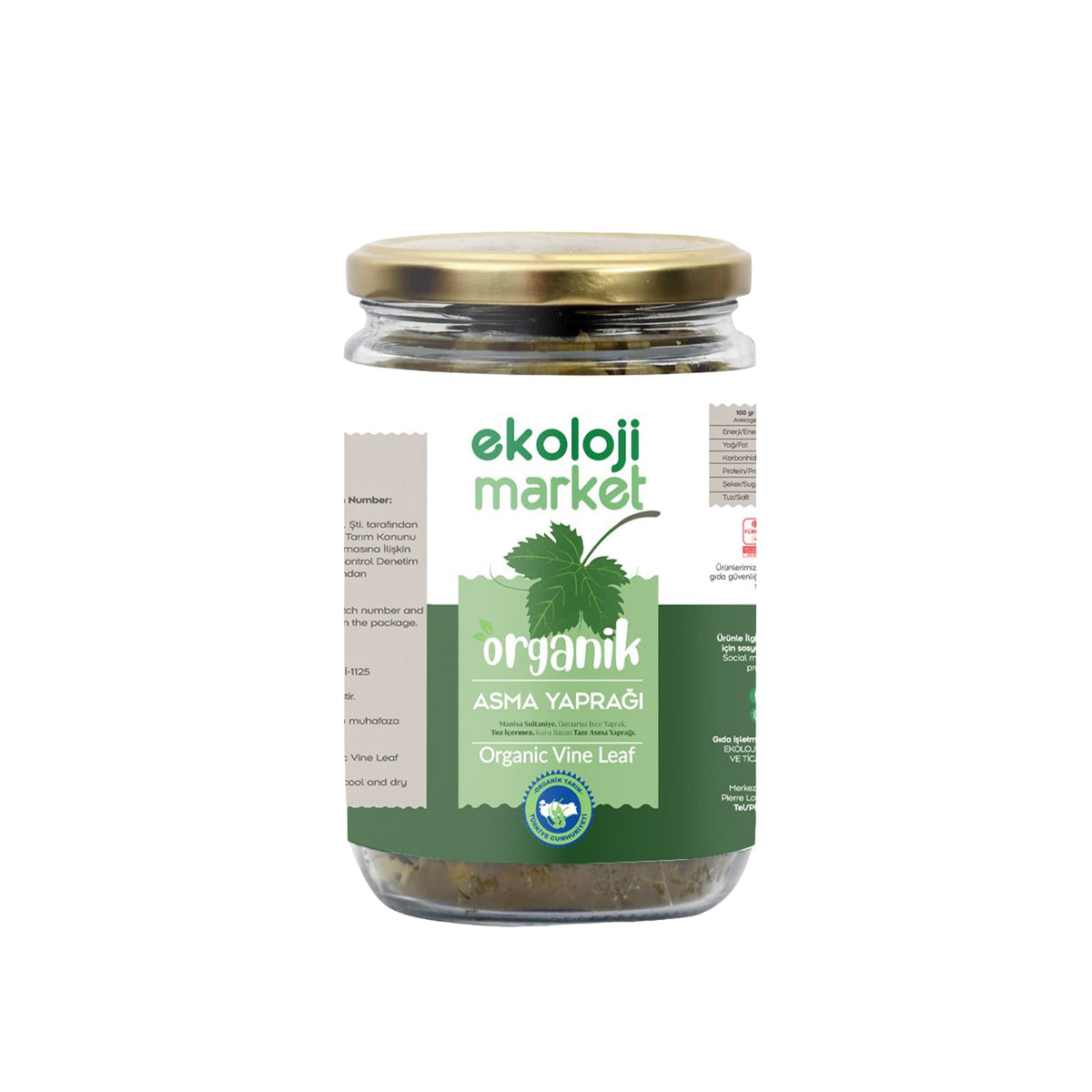Organik Kuru Basım Asma Yaprağı Manisa Yaprağı 200 Gr.