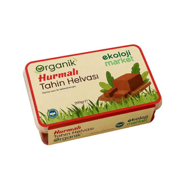 Organik Tahin Helvası Hurmalı 200 gr