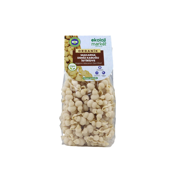 Organik Sade Deniz Kabuğu İstiridye Makarna 300 Gr.