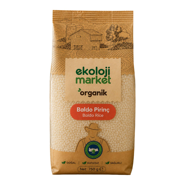 Organik Glutensiz  Baldo Pirinç 750 Gr.