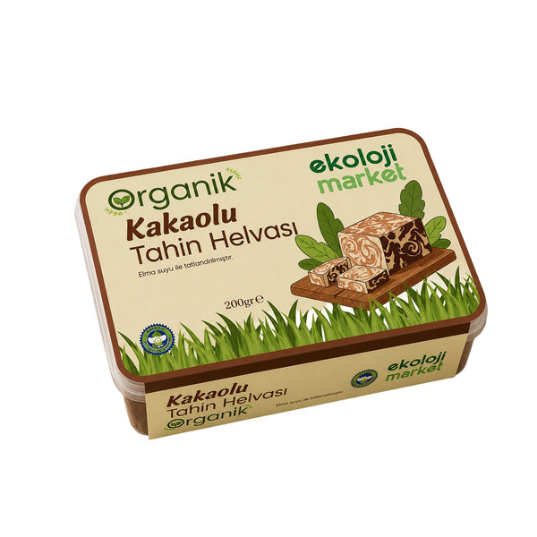 Organik Tahin Helvası Kakaolu 200 Gr.
