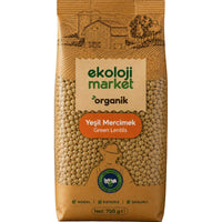 Organik  Yeşil Mercimek 750 Gr.