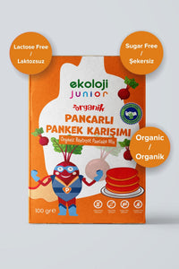 Junior Organik Glutensiz Pankek Karışımı Pancarlı 100 Gr.