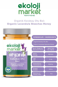 Organik  Karabaş otu Balı Lavandule 400 Gr.