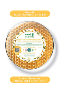 Organik Karakovan Petek Çiçek Balı 1 Kg