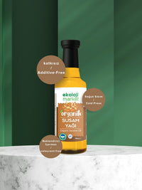 Organik Susam Yağı Soğuk Sıkım  100 ml