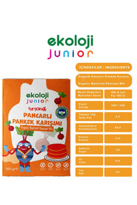 Junior Organik Glutensiz Pankek Karışımı Pancarlı 100 Gr.