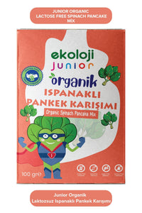 Junior Organik Glutensiz Pankek Karışımı Ispanaklı 100 Gr.