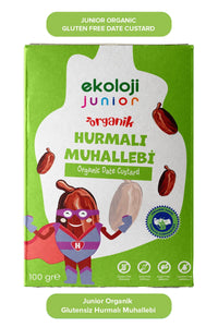 Junior Organik Glutensiz Muhallebi Hurmalı 100 Gr.