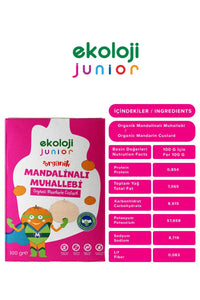 Junior Organik Glutensiz Muhallebi Mandalina 100 Gr.