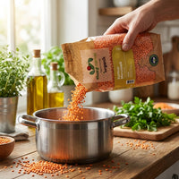 Organik  Kırmızı Mercimek 750 Gr.