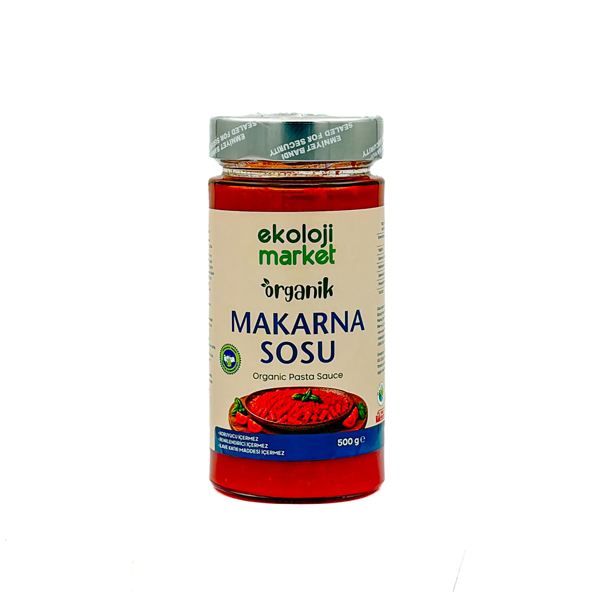 Organik Makarna Sosu 500 Gr.