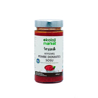 Organik Kıyılmış Pembe Domates Sosu 450 Gr