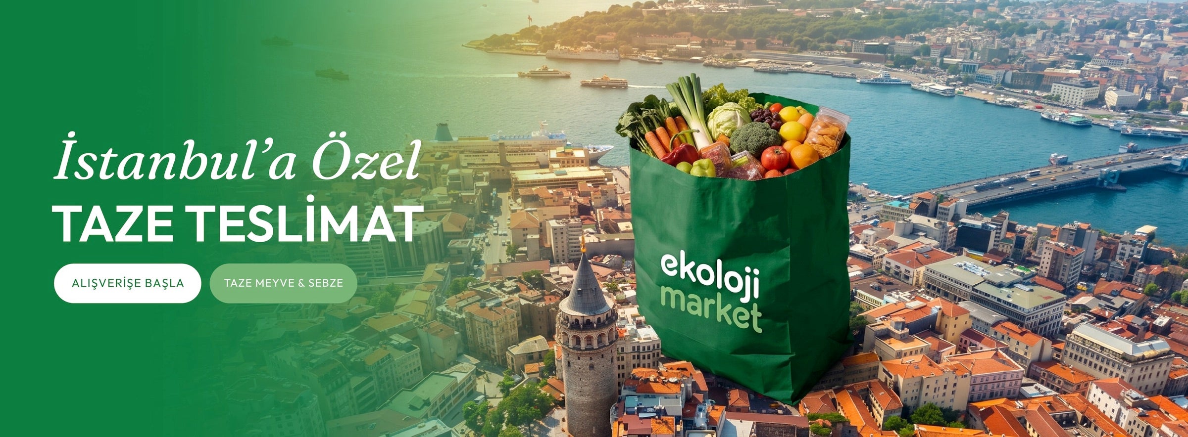 İstanbul'a özel taze teslimat