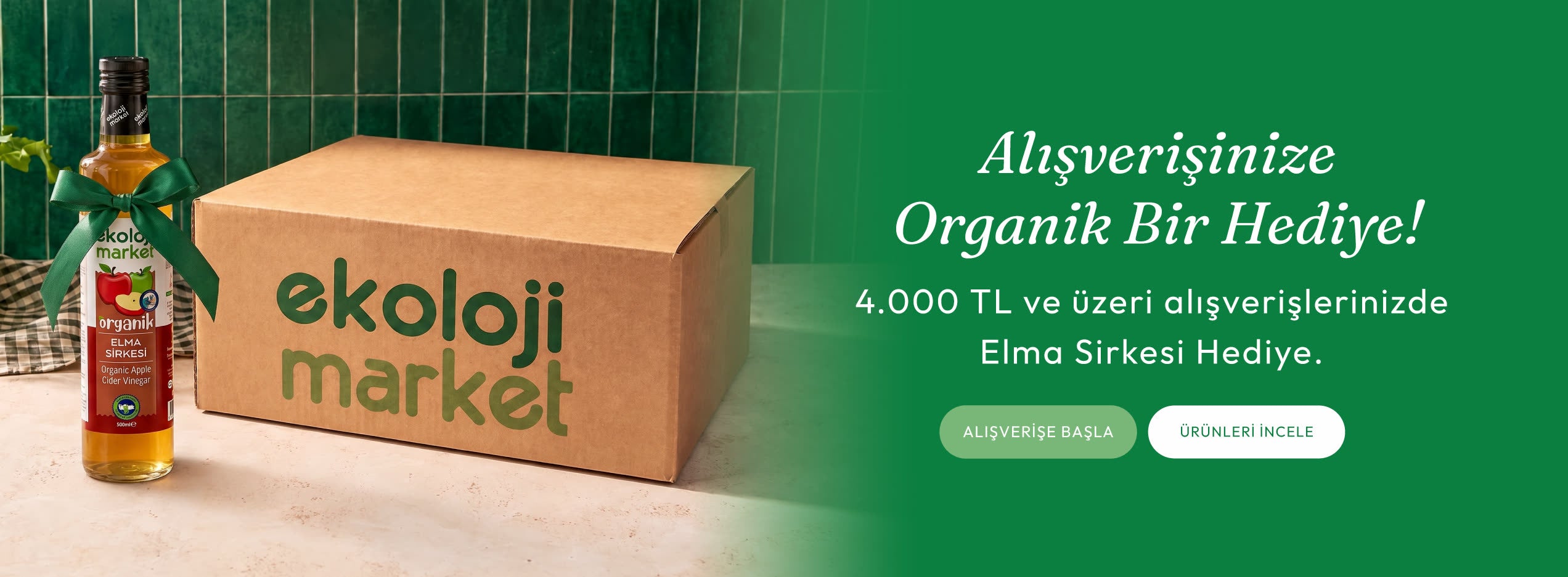 4.000 TL ve üzeri alışverişlerinizde Elma Sirkesi hediye