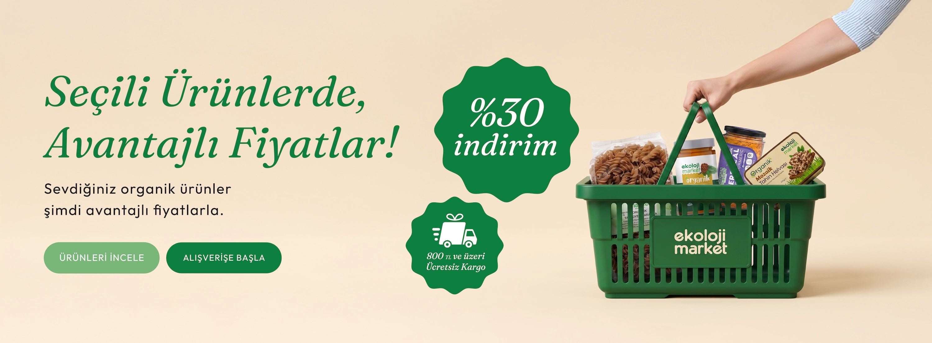 Seçili ürünlerde %30 indirim